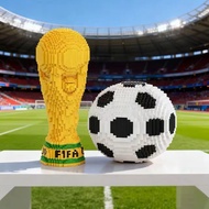 Assembly Toy Bricks FIFA World Cup Trophy Ornament