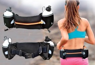 Tas Pinggang Olahraga Dengan Dua Botol Minum - Tas Pinggang Olah Raga - Sport Running Belt - Hydrati