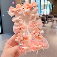 Set 10 Kẹp Tóc Nơ Dễ Thương Thời Trang Hàn Quốc Cho Bé Gái