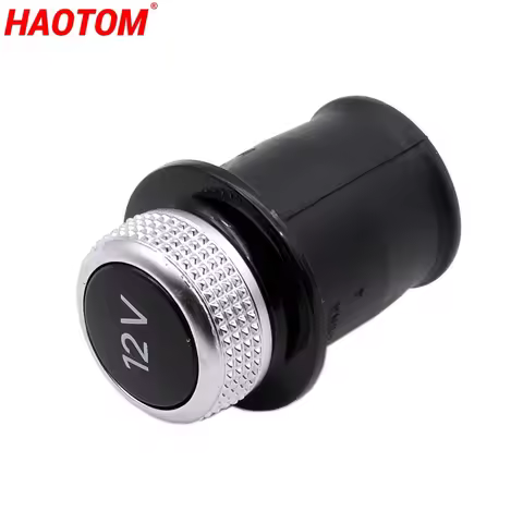 12V Car Cigarette Lighter Dummy Dust Cover Chrome Plated Cigarette Lighter Plug For Audi A1 A3 A4 A5