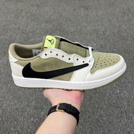 Travis Scott x NK,AJ Jordan 1 Low Golf high quality outdoor basketball shoes sports shoes tennis sho