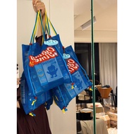 Blue Dopamine Mesh Bag Travel Large Capacity Shoulder Bag