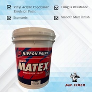 18L NIPPON PAINT Super Matex 9102 15245 584 588 589 874 White Emulsion Paint