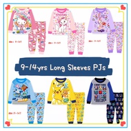 [SG Seller] Cuddle Me Kids Pyjamas 9-14yrs Cotton Sleepwear Hello Kitty AristoCat Stella Lou Pokémon Robocar Minecraft