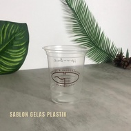 12 oz PP Flat Plastic Cup Screen Printing 14 oz/ 16 oz 7 gr - 1000 pcs/