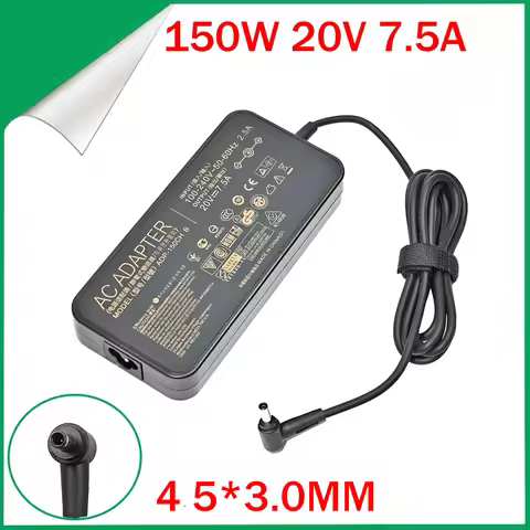 Adaptador de CA de 20V 7.5A 150W ADP-150CH B 4.5x3.0mm cargador de ordenador portátil para ASUS TUF 