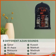 [PrettyiaSG] Azan Clock Wall Clock Week Calendar Display Mosque Digital Clock 6000+ Cities Prayer Time