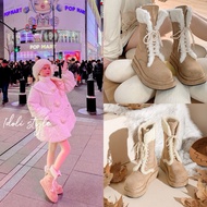 Idoli Style Snow Boots Korean Winter Snow Boots Women Winter Boots Women Waterproof