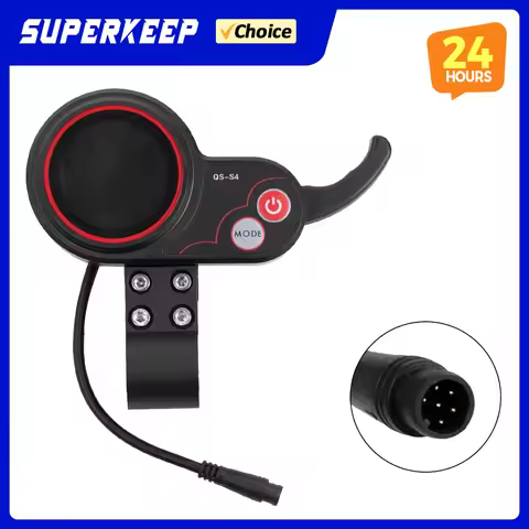 6PIN Electric Scooter Controller Display for Zero 8 9 10 8X 10X E-scooter Thumb Throttle QS-S4 LCD D