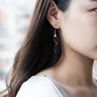 曲線系列-Akoya珍珠耳環