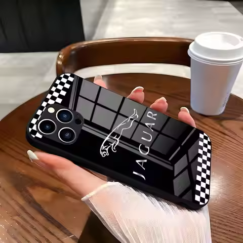 Luxury Car J-Jaguar-ES Phone Case For IPhone 17 Pro Max 15 Pro 16 14 Plus 12 13 Mini 11 Pro Shockpro