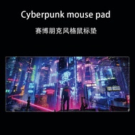 Gaming Keyboard Mouse Pad Oversized Boy Computer Cyberpunk Style Boy Mouse Pad Desk Pad Seaming