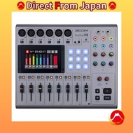 ZOOM Zoom Podcast Recorder All-in-One Podcast Studio Multitrack Recorder P8 Silver for mixing, recording and editing