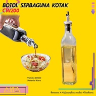 CW200 500ml Multipurpose Square Bottle