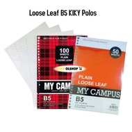 Loose Leaf B5 KIKY Plain My Campus