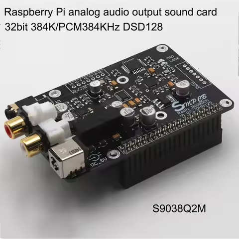 Nvarcher ES9038q2m DAC Decoder Digital Broadcast Board OPA1612 Op For Raspberry Pi Decoding To I2S 3