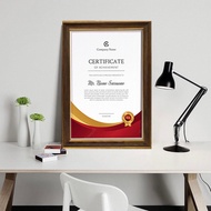 Photo Frame - Certificate Frame 13cm x 18cm, A5 15cm x 21cm, A4 21cm x 30c Wall Mount - Luxurious De