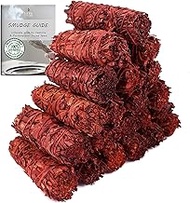 Soul Sticks 4" Dragon's Blood Sage Smudge Sticks | Smudging Wands for Energy Cleansing, Meditation, 
