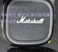 二手市面稀少復古Marshall馬歇爾耳機(測試有線可以聽狀況如圖當收藏/裝飾品)