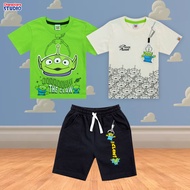 Disney Boy Toy Story Green Man T-Shirt - เสื้อยืดเด็กดิสนีย์ ทอย สตอรี่ เอเลี่ยน ผู้ใหญ่ และเด็ก สิน