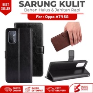 Oppo A74 5G / Case Oppo A74 5G / Casing A74 5G / Leather Wallet Case Wallet Leather Cover hp