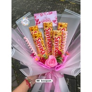 Silverqueen Valentine's Chocolate Bouquet - Valentine's Chocolate Bouquet - Anniversary Birthday Gra