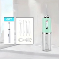 Water Flosser Water Dental Flosser Pick for Teeth 300ML IPX7 Waterproof Oral Irrigator 3 Modes 4 Rep