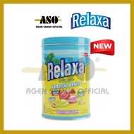 Relaxa Tropical fruits Tin candy (can) Festive 150gr