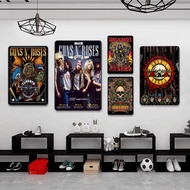 Vintage Rock Music Band G-Guns N Roses Classic Anime Poster Fancy Wall Sticker Living Room Decoration Decor Art Wall Stickers