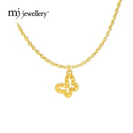 MJ Jewellery 3D 999.9/24K Pure Gold Butterfly Pendant B814