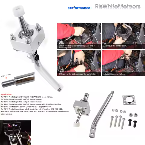 racing Short shifter for Toyota 1978-2002 Supra 5 Speed W50 W55 W57 W58 R154 Hilux Z20 JDM MK1 MK2 M