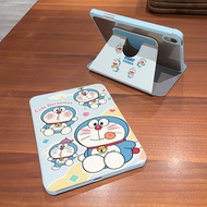 Organize Ipad Case 360 Degree Rotation Doraemon Pro12.9 Gen11 Pro13 Air7/6 11 Gen11/10