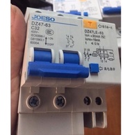 Aptomat chống giật 2 Pha DZ47-63