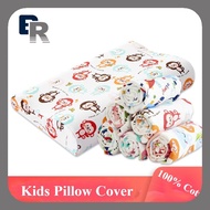 50X30CM Cartoon Pillow Cover Breathable Baby Cartoon Sleep Pillow Protector Kid Skin-friendly Latex Pillow Case For 0-12years