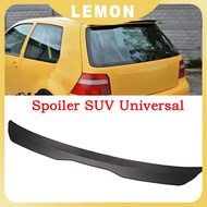 Glossy Black ABS Universal Spoiler | Trunk Roof Spoiler for Hatchback SUV MPV | Easy Install Without