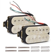 Yellow Pearl Electric Guitar Humbucker Adjustable Screw Dual Coil for 6 String Electric Guitar Coil 