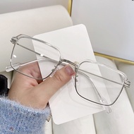 Photochromic Anti Radiation Eyeglasses for Men Vintage Oversized Frame Glasses