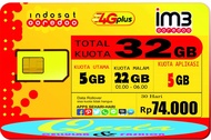 Paket Internet Indosat Ooredoo 32GB murah