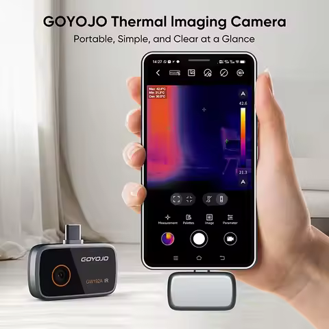 GW192A Thermal Imaging Camera 192X192 Electronics Thermal Camera Repair, for Android Type-C IOS Phon