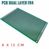 PCB Hole Double Layer Trough Hole 8x12 cm FR4 High Quality