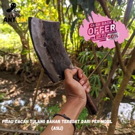 Pisau Tajam Super Per Potong Daging - Golok Cacah Ayam - Pisau Peso Per Cincang Tulang Sapi