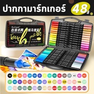 【พร้อมส่งจากไทย】ตรง liquid Acrylic Marker soft-head ภาพวาดสี Basic Marker ปากกาสําหรับวาดกระดาษผ้าใบ