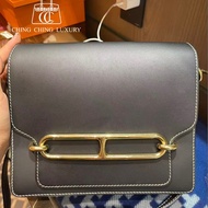 🌈Hermes🧡Roulis 23🧡黑色金扣🌈98.5新🌟Sambrero皮🌟Stamp X🌟