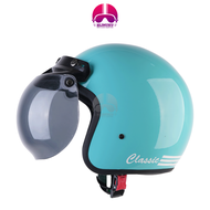 Helm Bogo Dewasa Wanita Hijab Polos Size M Helem Remaja Aesthetic Hijau Tosca Pastel