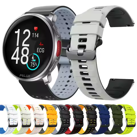 Silicone Watch Strap 20mm 22mm For Polar Ignite 3 2/Pacer Pro Band For Polar Grit X/X2 Pro Titan/Van