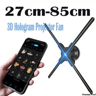 3D Hologram Projector Fan Wifi Control Transmit Picture Video Commercial Display Holografico Led Commercial Hologram Projector