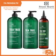 Botanic Hearth Tea Tree Shampoo 473ml / Conditioner 473ml / Hair Oil 198ml