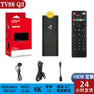 TV98 Q3 Set Top BOX 13 H313A 4K HD 2.4 GWiFi TV BOX