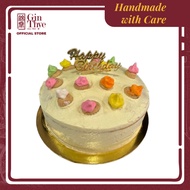 [GIN THYE] Nostalgia Iced Gem Biscuit Birthday Cake - Meltaway Egg Sponge Cake Base