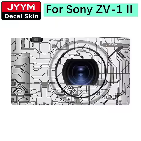 For Sony ZV-1 II Decal Skin Anti-Scratch Vinyl Wrap Film Camera Body Protective Sticker Coat ZV1 II 